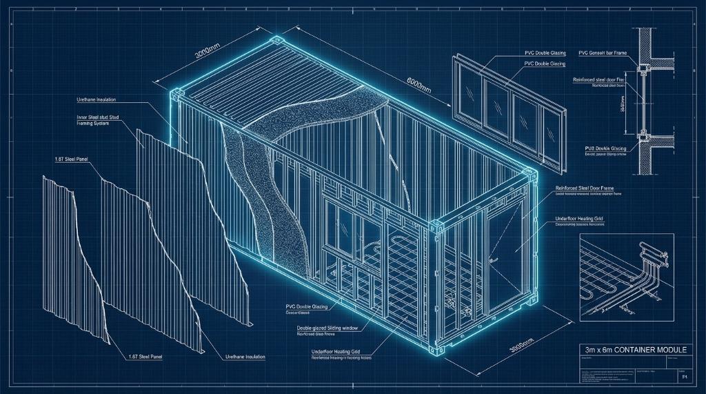 파주 일산 김포 컨테이너 임대 및 제작 전문 엠박스 청사진